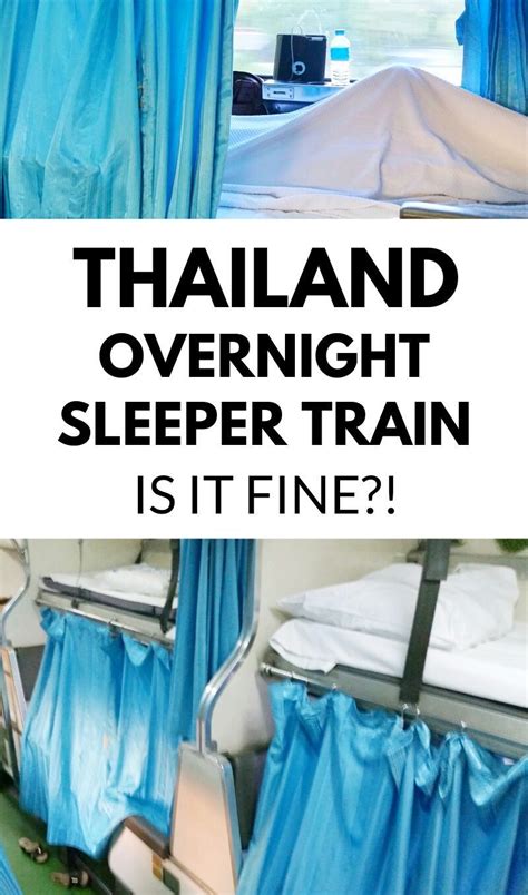 Overnight 2nd class sleeper train in Thailand from Bangkok 🚊 ...