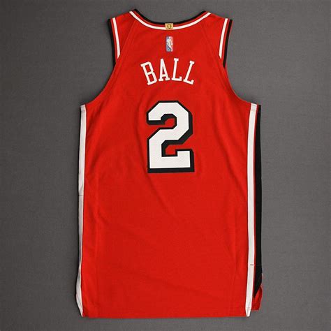 Lonzo Ball - Chicago Bulls - Game-Worn City Edition Jersey - Recorded a ...