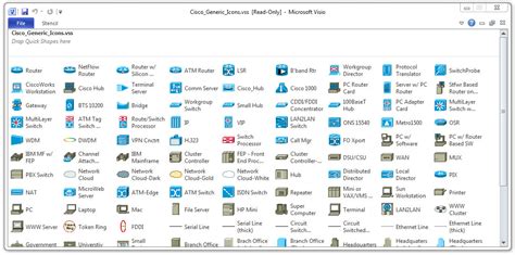 14 Cisco Icons For Visio 2010 Images - Cisco Network Icons Visio, Cisco ...