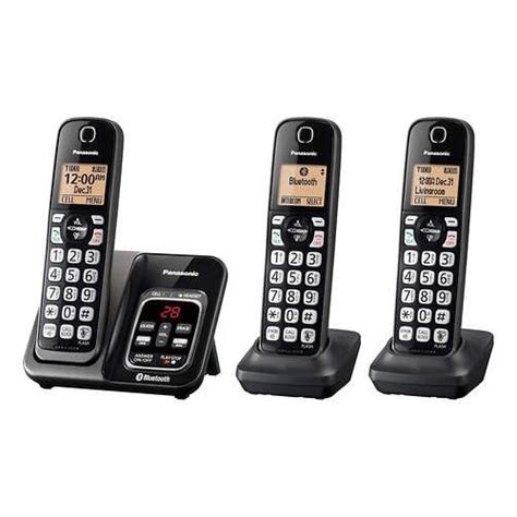 Panasonic KX-TG273CSK Digital Cordless Phone with Answering Machine and Link2Cell Feature ...