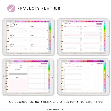 Notability Weekly Planner Template Free