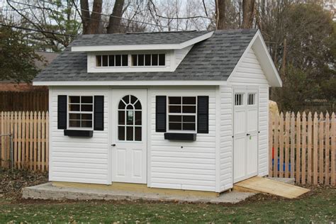 10x12 Garden Shed w/ Double Transom Dormer