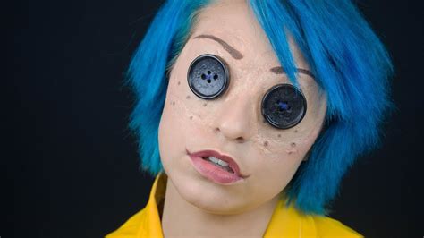 Coraline Doll Makeup Tutorial | 31 Days of Halloween - YouTube