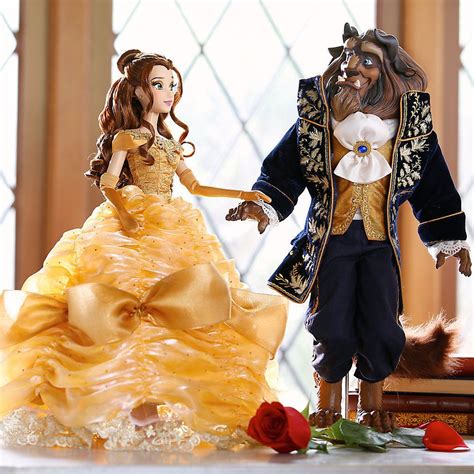 NEW Disney Store Beauty Belle and the Beast Limited Edition Platinum ...