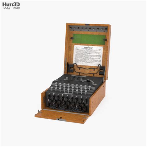 Enigma Cipher Machine 3D model - Download Desktop Computer on 3DModels.org