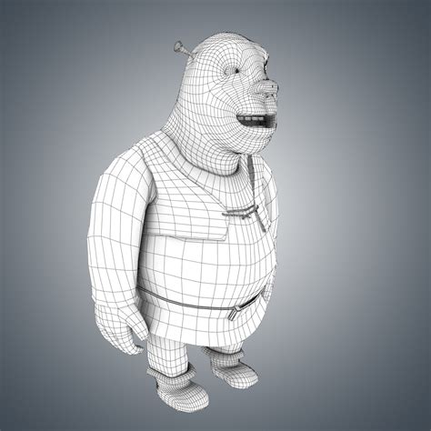 shrek 3d model