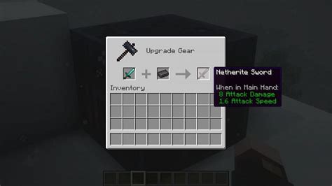 How to make netherite weapons in Minecraft