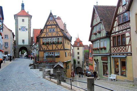 German village life | German village, Rothenburg, Germany