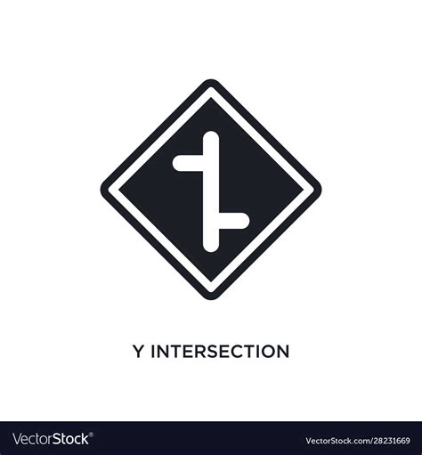 Y Intersection Sign