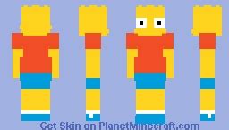 Bart Simpson Minecraft Skin