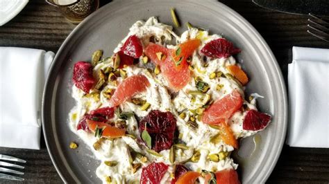 Winter Citrus Salad with Stracciatella - - Recipe from BostonChefs.com - recipes from Boston's ...