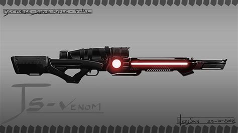 Silent sniper rifle cyberpunk - bazarlopers