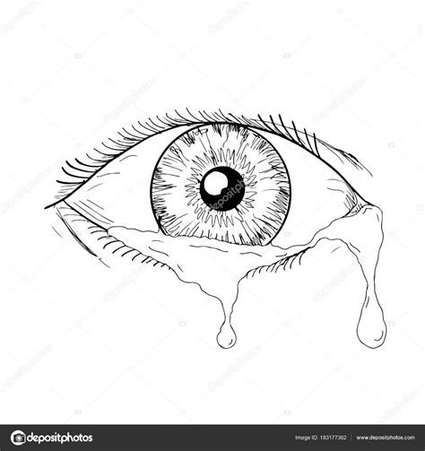 Dibujos: ojos llorando dibujo | Ojo humano llorando lágrimas ... | Ojos llorando dibujo, Ojos ...