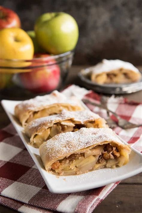 Apfelstrudel Recipe (German Apple Strudel) - House of Nash Eats