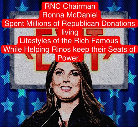 RNC Chairman Ronna McDaniel Spent Millions of Republican Donations ...