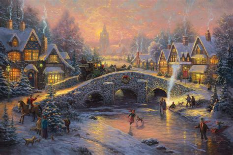 Thomas Kinkade Christmas - Christmas Photo (40842023) - Fanpop