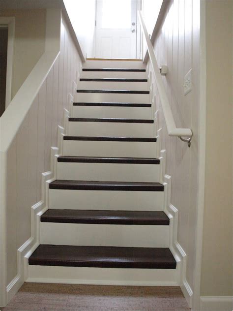 finish basement stairs home design ideas from How To Finish Basement Steps #basementremodelidea ...