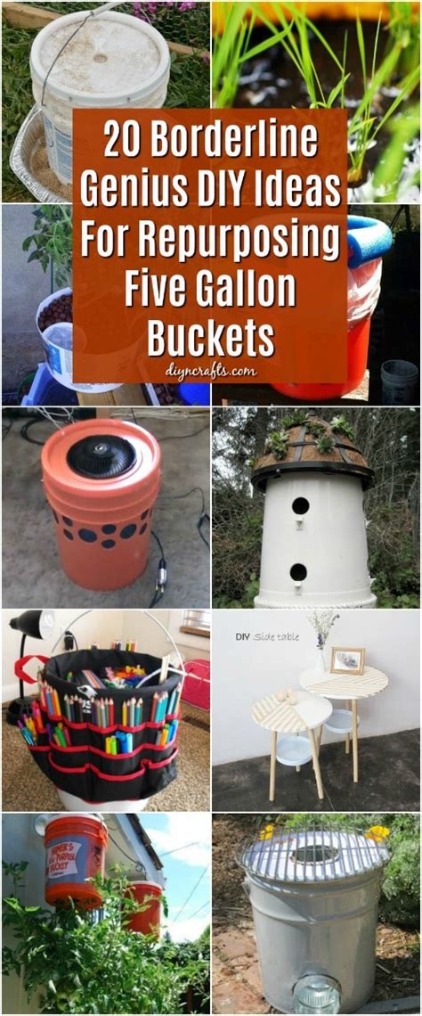 20 Genius DIY Ideas For Repurposing Five-Gallon Buckets - DIY & Crafts