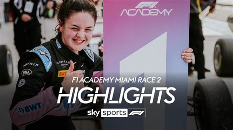 F1 Academy | Miami Race 2 highlights | F1 News | Sky Sports