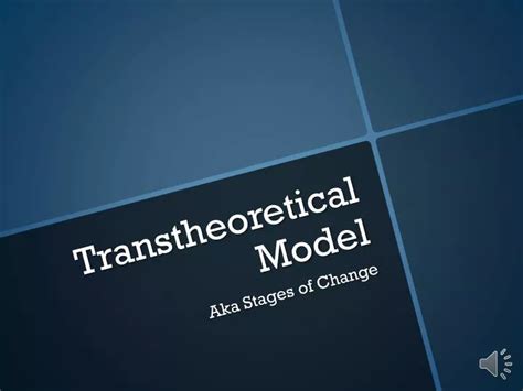 PPT - Transtheoretical Model PowerPoint Presentation, free download - ID:6061453