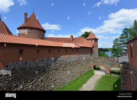 trakai island castle, trakai, lithuania Stock Photo - Alamy