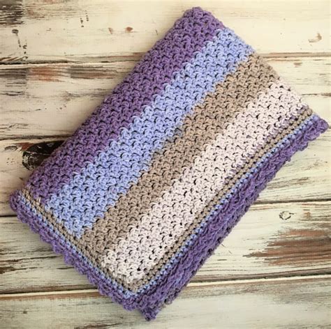 Amethyst Sky Baby Blanket - Free Crochet Pattern - love. life. yarn.