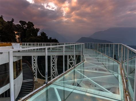 India’s first Glass Skywalk is perched high above mountains in Sikkim's Pelling