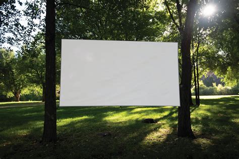 Buy Ozark Trail Outdoor Shade Wall/Projector Screen Canopy Accessory, White 87.2in. x 49in ...