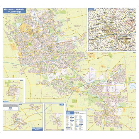 Cambridge Ontario Map Print Prints Giclée trustalchemy.com