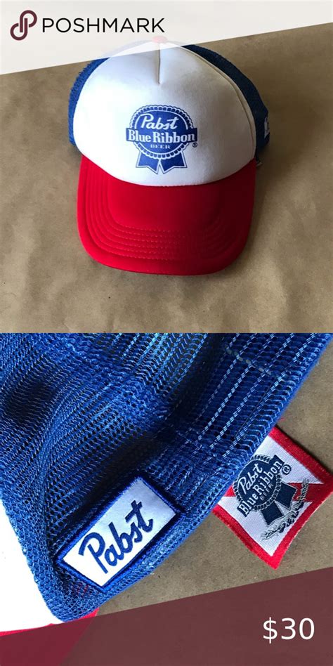 PBR Snapback Trucker Hat | Pabst blue ribbon, Pabst blue ribbon beer ...