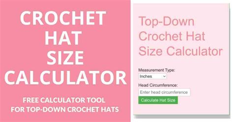 FREE PDF Printable (Crochet Hat Sizing Chart & Template) for Spot-On ...