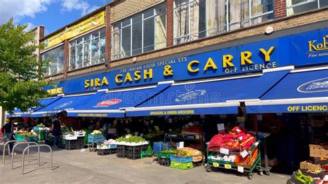 Southall Market at Southall Broadway - LONDON, UK - JUNE 9, 2022 ...