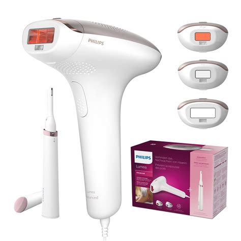 Philips Lumea Advanced IPL Hair Removal Device for Face and Body with 3 ...