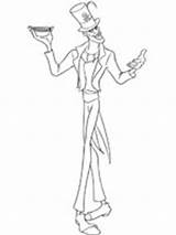 Disney Dr Facilier Coloring Pages Sketch Page sketch template