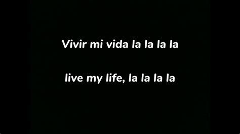 Marc Anthony - Vivir Mi Vida [lyrics/letra] - YouTube