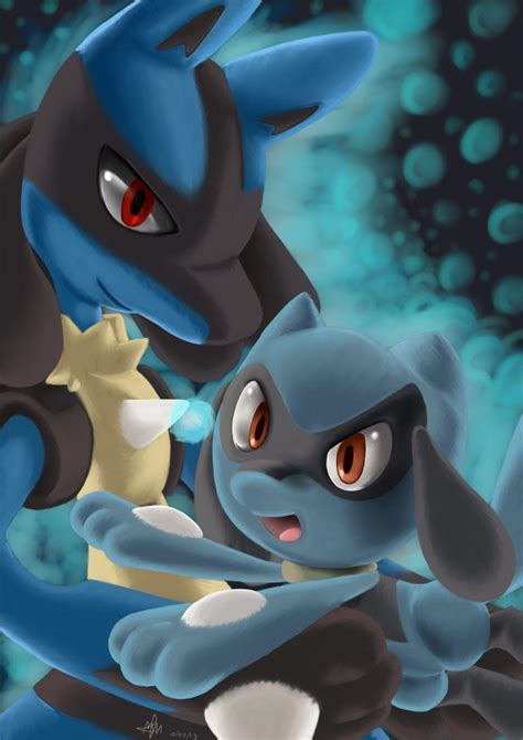 Riolu And Lucario Wallpaper