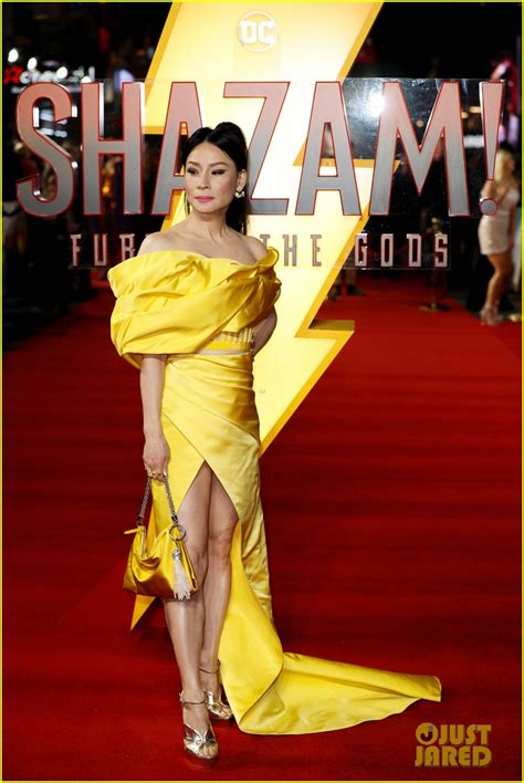 Photo: zachary levi lucy liu shazam 2 premiere in london 29 | Photo ...