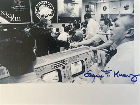 Flight director Gene Kranz signed photo | EstateSales.org