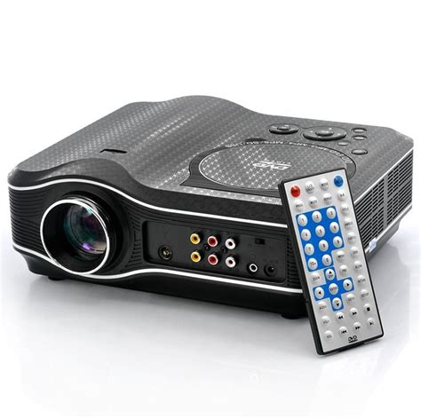 Proyector LED con reproductor de DVD - 800x600, 30 lúmenes, 100:1 ...