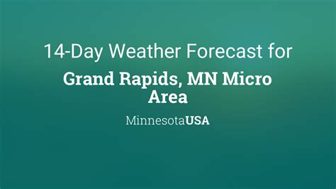 Grand Rapids, MN Micro Area, Minnesota, USA 14 day weather forecast