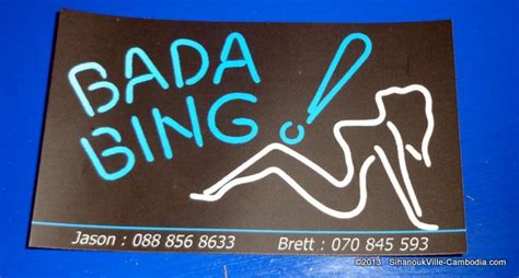 Bada Bing Bar in SihanoukVille, Cambodia.