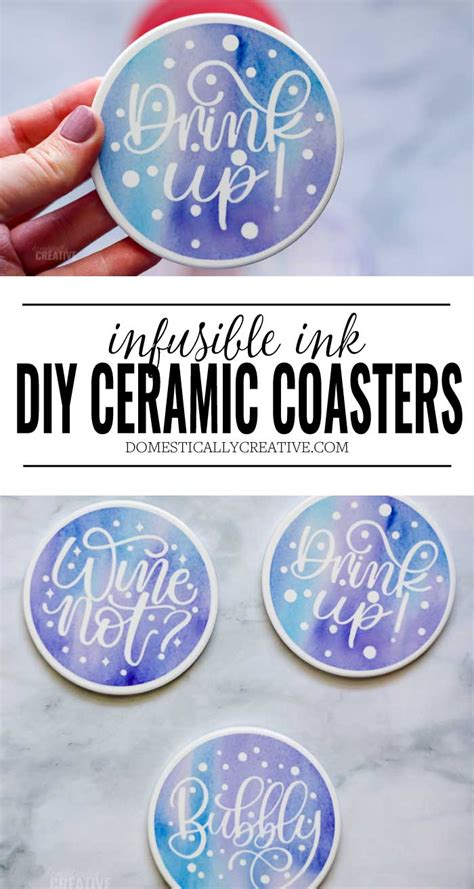 DIY Coasters with Infusible Ink | Domestically Creative