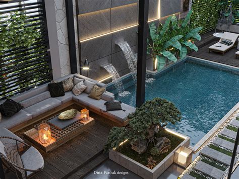 villa garden :: Behance