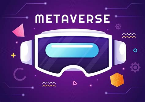 Metaverse Digital Virtual Reality Technology wears VR Glasses for ...