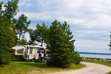 Castle Rock Mackinac Trail Campground, Michigan Upper Peninsula Campgrounds | Upper peninsula ...