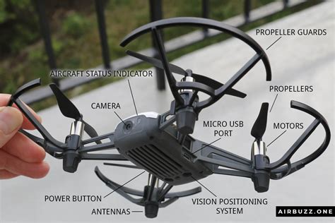 DJI Tello Review_aircraft_diagram | AirBuzz.One Drone Blog