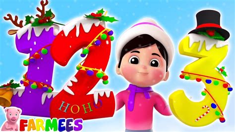 Count Numbers, 12345 Song, Christmas Nursery Rhymes and Cartoon Videos - YouTube