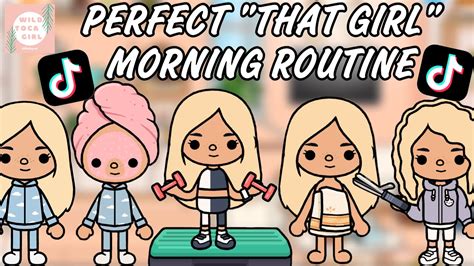 “THAT GIRL” MORNING ROUTINE 🌅 💖 TOCA BOCA 🌎 - YouTube