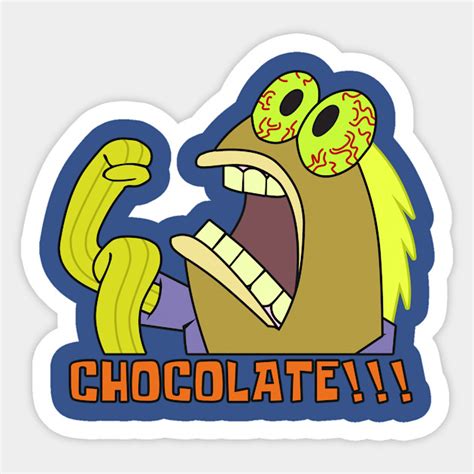 Chocolate Guy - Spongebob Squarepants - Sticker | TeePublic