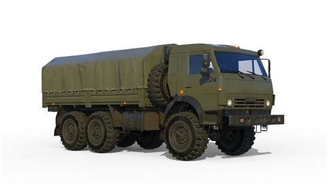 Kamaz 5350 General utility truck 3D model | CGTrader